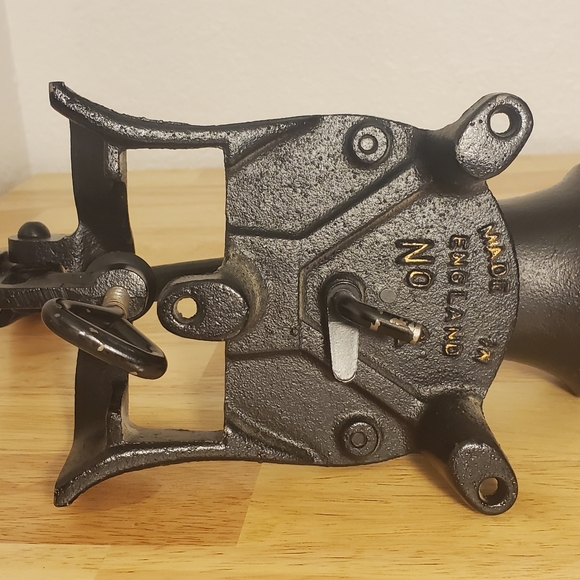 Spong & Co England No 1 Wall or Counter Coffee Mill Grinder Cup label NM - Picture 12 of 12